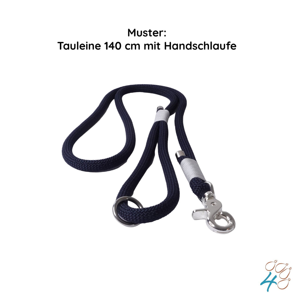 FAN Hundeleine - blau weiß