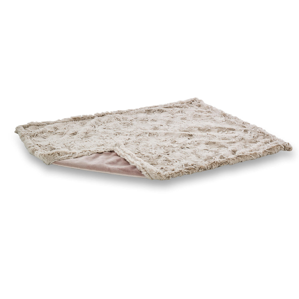 Hundedecke aus Webpelz in Beige, Cozy Webpelzdecke