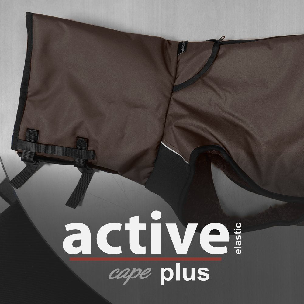 Hundemantel - ACTIVE CAPE ELASTIC PLUS - Brown