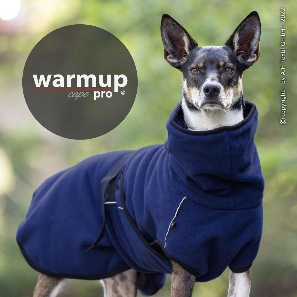 Hundemantel - WARMUP© CAPE PRO - Dark Blue