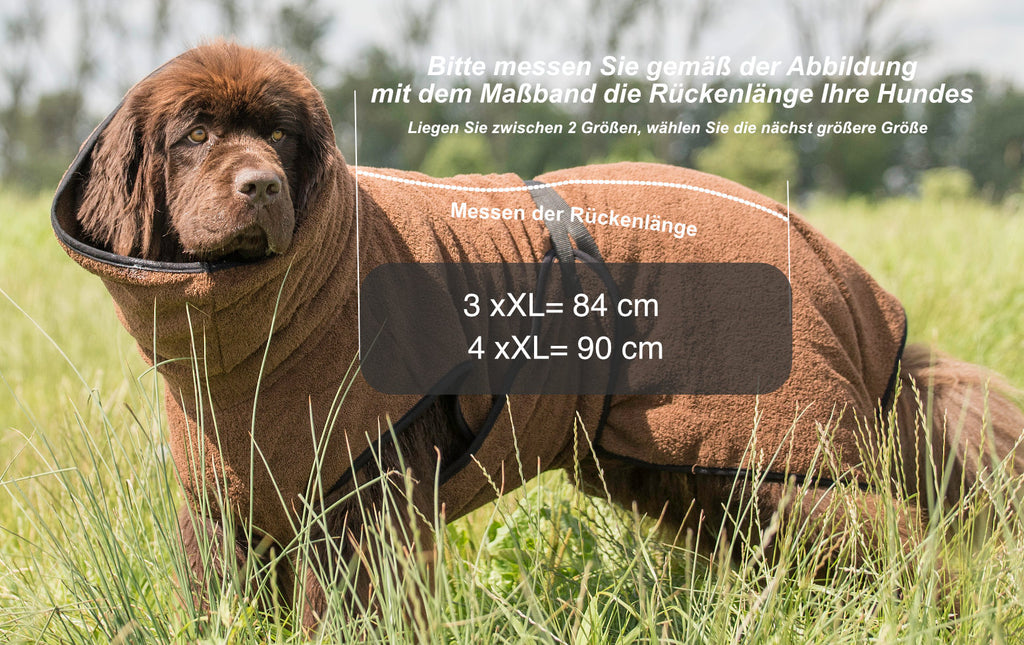 Hundebademantel für große Hunde
