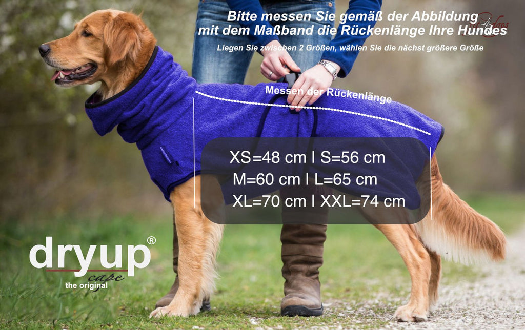 Hundebademantel für normal große Hunde - GMessanleitung