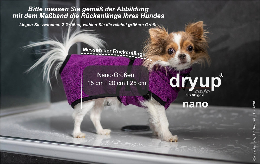 Hundebademantel für kleine Hunde