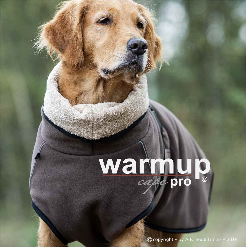 Hundemantel - WARMUP© CAPE PRO - Mocca