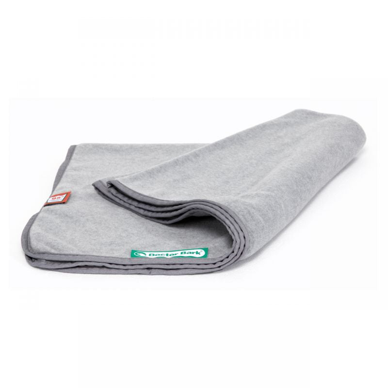 Fleece Kuscheldecke - Hellgrau - Doctor Bark
