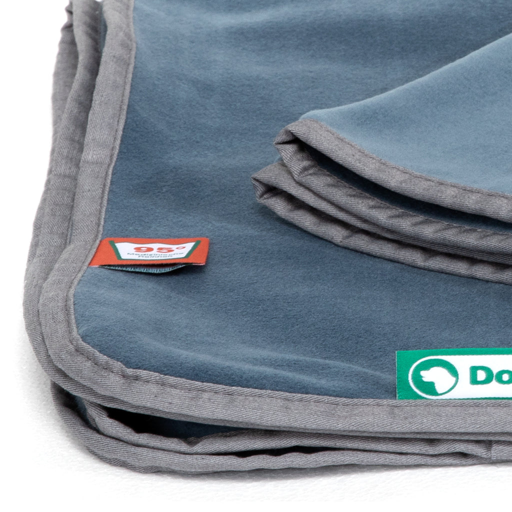 Fleece Kuscheldecke - Blaugrau - Doctor Bark