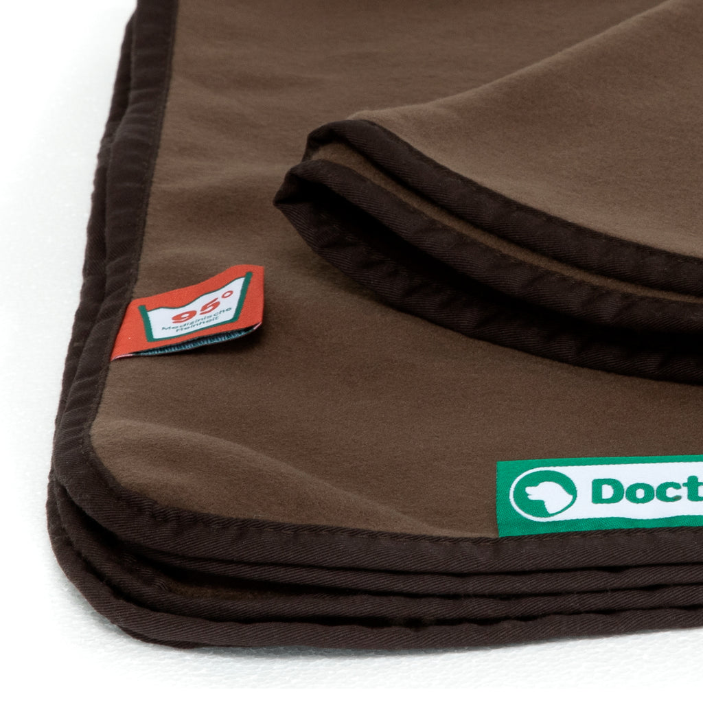 Fleece Kuscheldecke - Braun - Doctor Bark