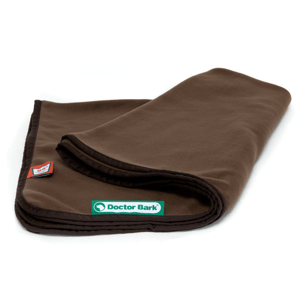 Fleece Kuscheldecke - Braun - Doctor Bark