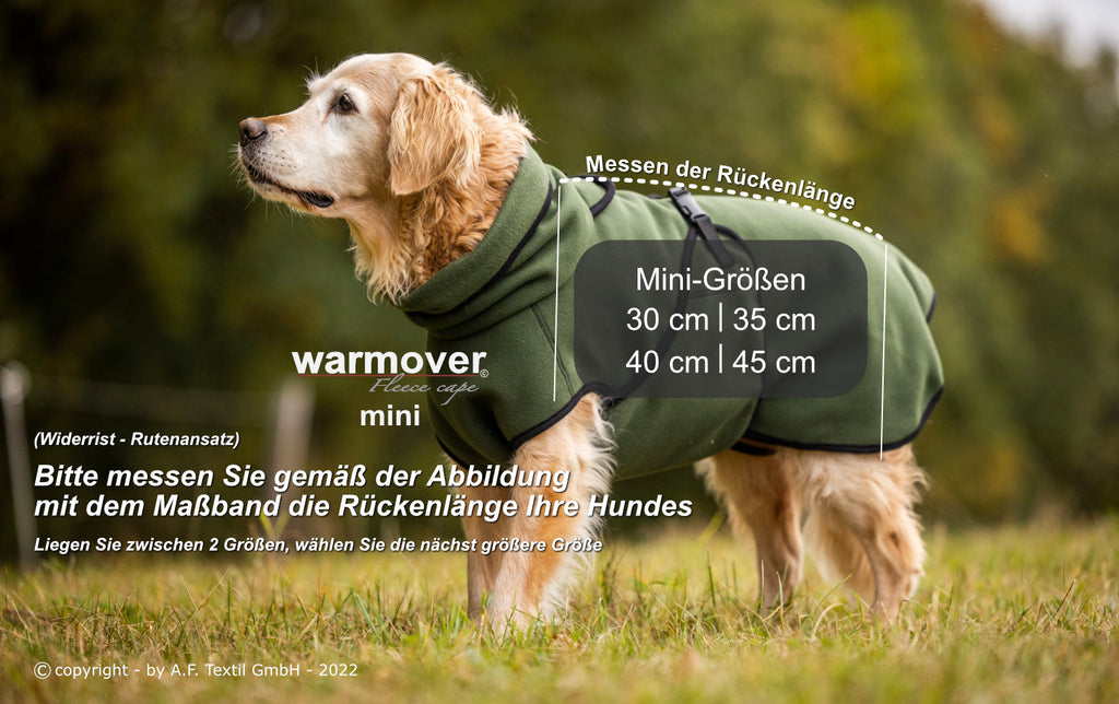 Hundemantel - WARMOVER Fleece 