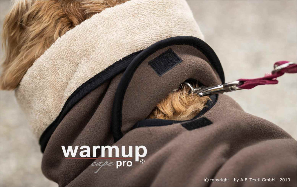 Hundemantel - WARMUP© CAPE PRO - Mocca