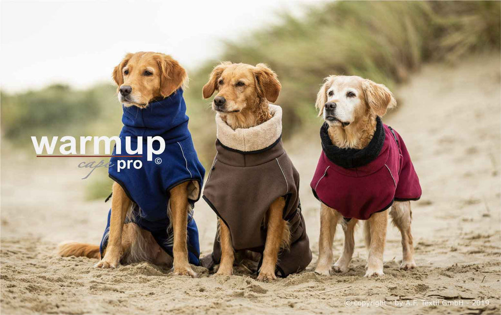 Hundemantel - WARMUP© CAPE PRO - Dark Blue