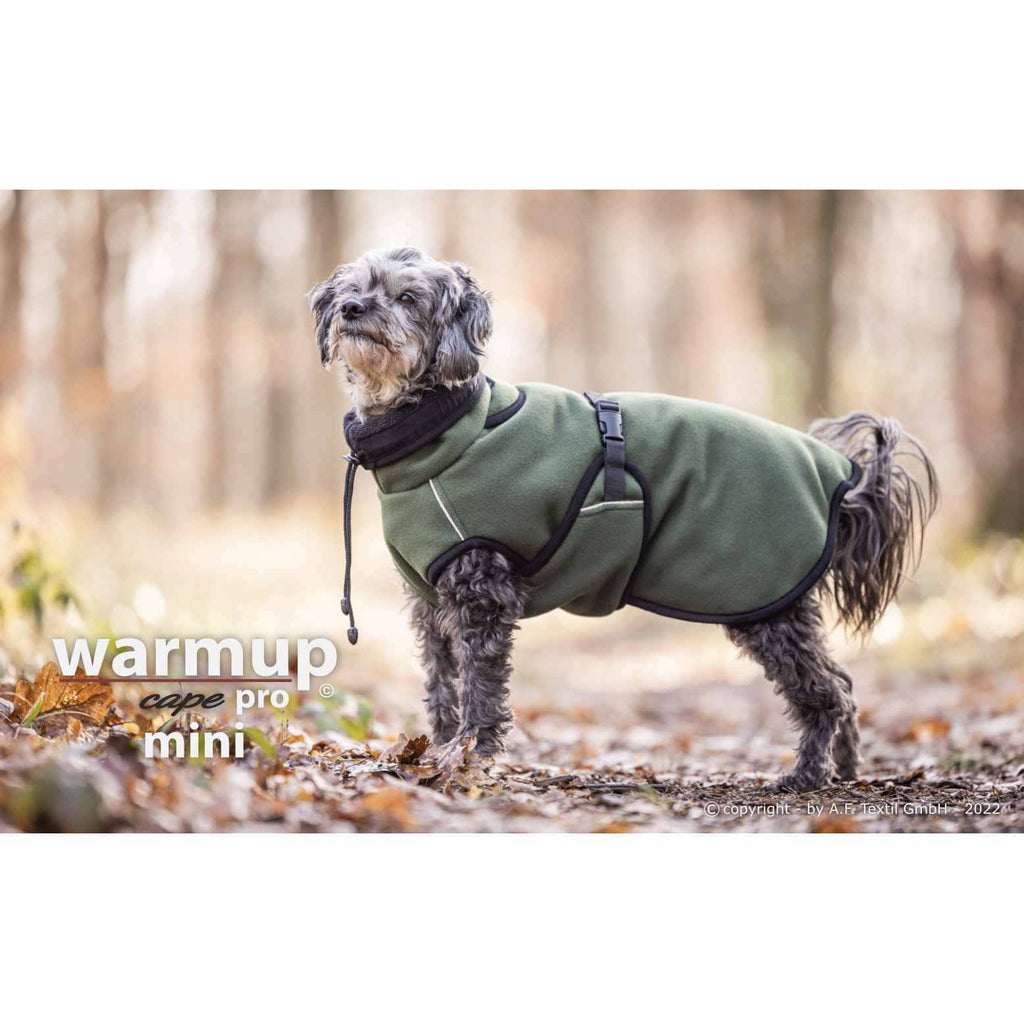 Hundemantel - WARMUP© CAPE PRO MINI - Pine Green